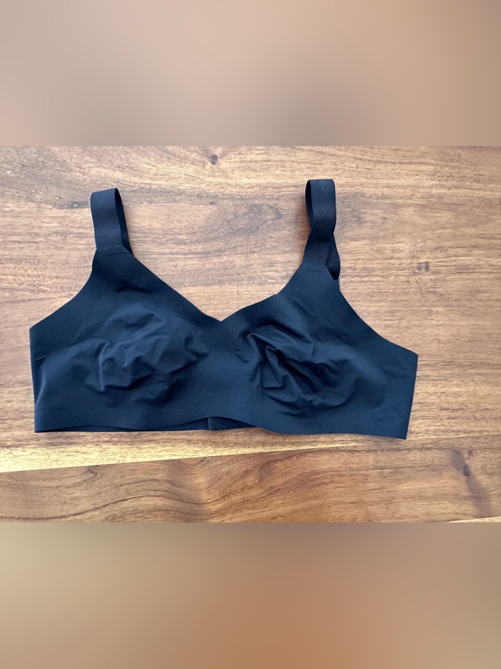 knix Black Seamless Wireless Bra